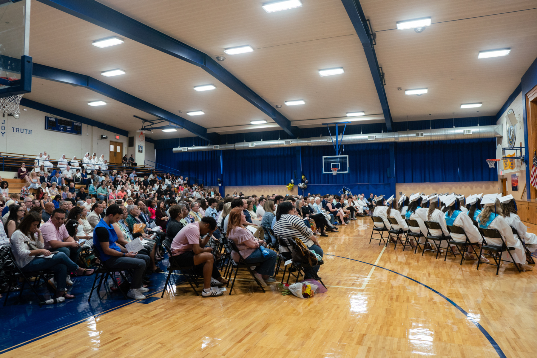 Rainy skies couldn’t dim Mary Help graduation smiles – The Beacon