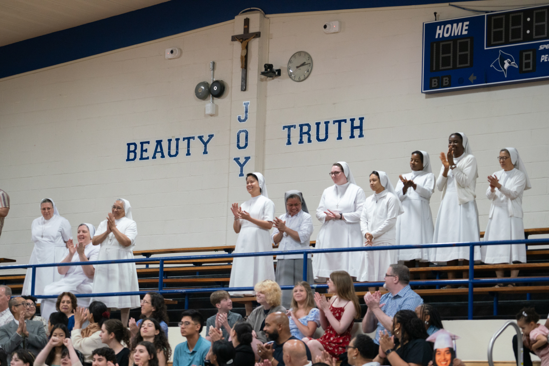 Rainy skies couldn’t dim Mary Help graduation smiles – The Beacon