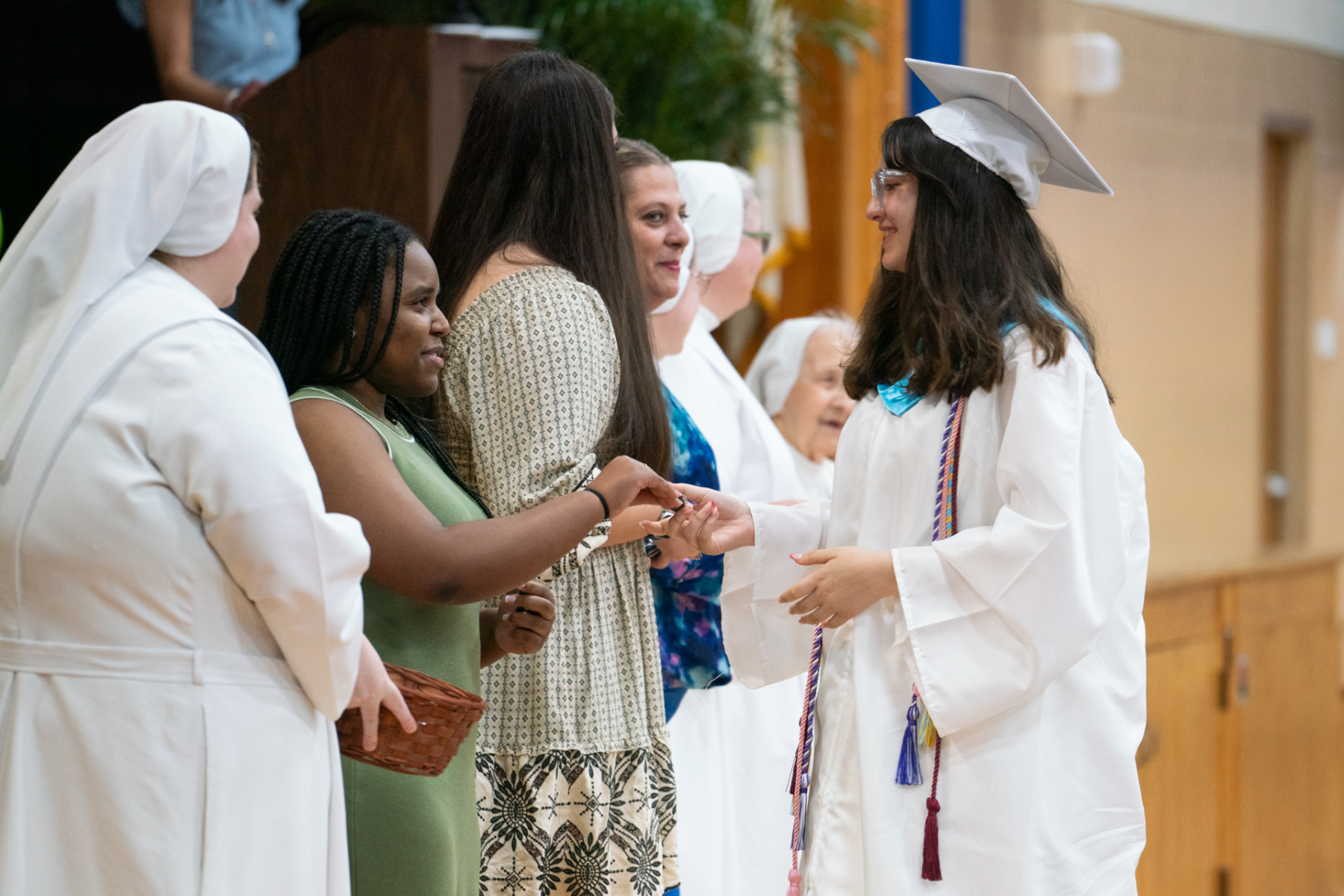 Rainy skies couldn’t dim Mary Help graduation smiles – The Beacon