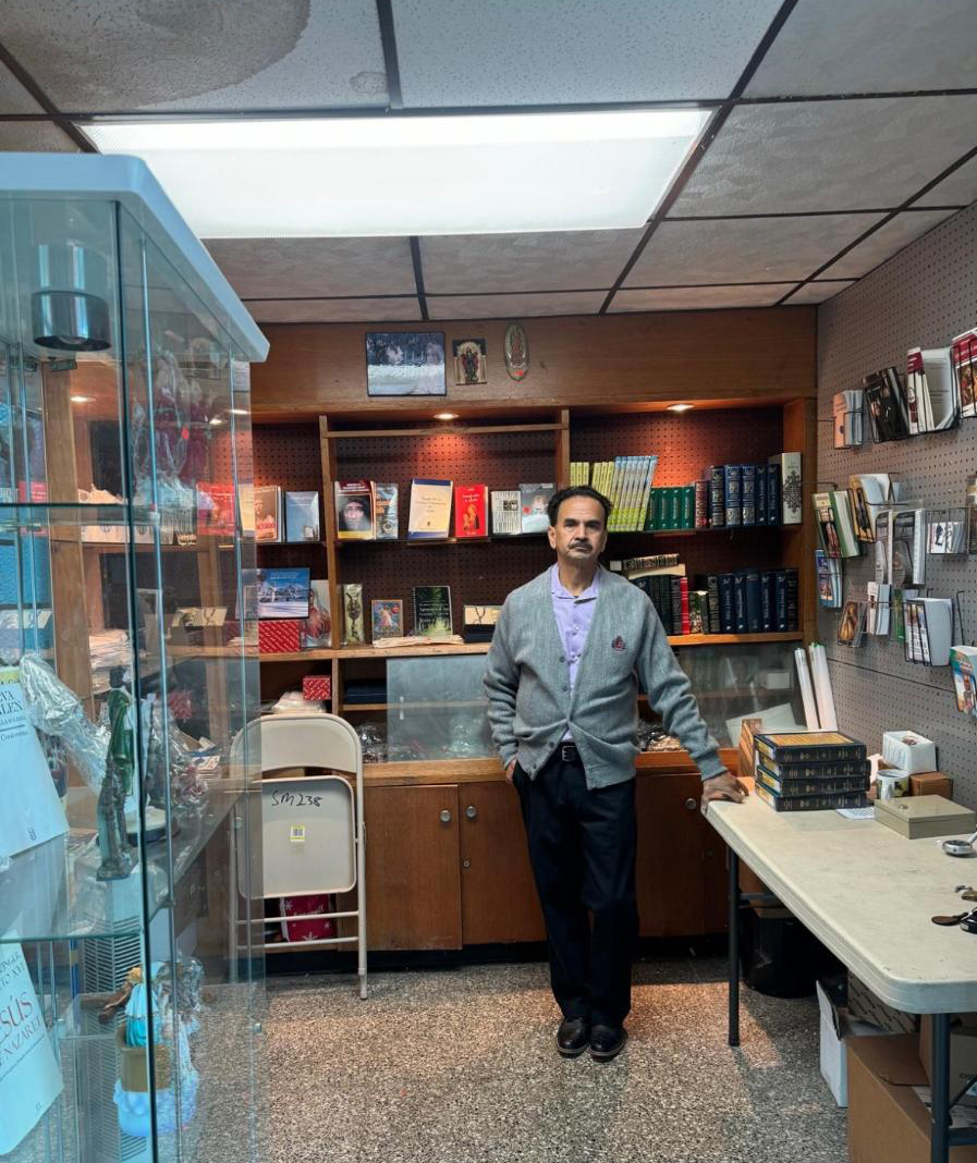 Victor Salazar has been maintaining the bookstore and gift shop at St. Agnes Church of Paterson for 10 years. Much is available at the St. Agnes bookstore and gift shop, including a variety of reading material to strengthen people’s faith.