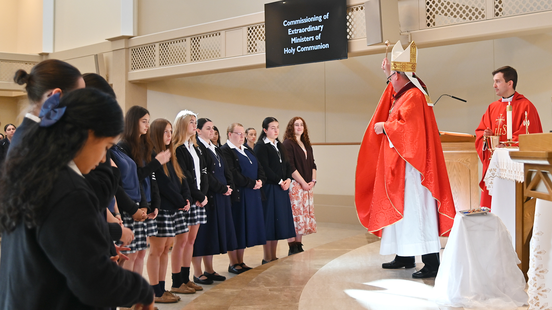 Mary Help prays for Holy Spirit’s guidance at Mass